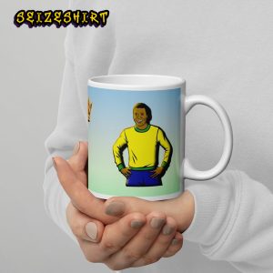 Brazil Pele Football Player Legend Forever Coffee Mug