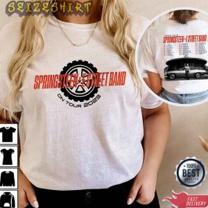 Bruce Springsteen & Estreet Band On Tour 2023 T Shirt Design