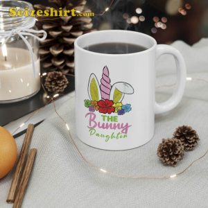 Bunny Rabbit Daughter Easter Cute Unicorn Family Matching Mug