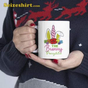 Bunny Rabbit Daughter Easter Cute Unicorn Family Matching Mug