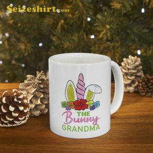 Bunny Rabbit Grandma Easter Cute Unicorn Family Matching Mug