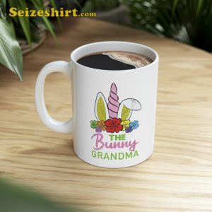Bunny Rabbit Grandma Easter Cute Unicorn Family Matching Mug