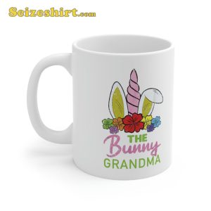 Bunny Rabbit Grandma Easter Cute Unicorn Family Matching Mug