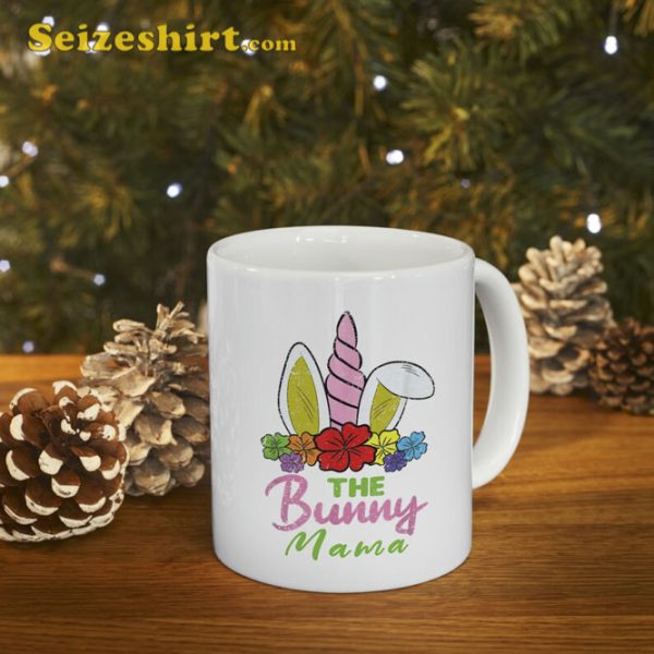 Bunny Rabbit Mama Easter Cute Unicorn Family Matching Mug