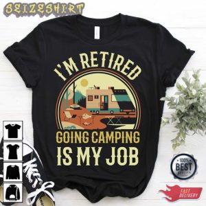 Camp T-shirt Camping T Shirts Funny Camping Shirt Camper Tee Shirt