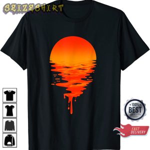 Camping Beautiful Summer Tropical Beach Sunset Sunrise T-Shirt