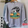 Camping Lover Gift Mini Van Hippie Art T-Shirt