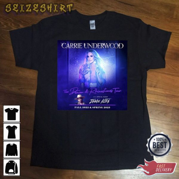 Carrie Underwood The Denim Rhinestones Tour 2022 2023 Unisex T-Shirt