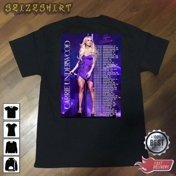 Carrie Underwood The Denim Rhinestones Tour 2022 2023 Unisex T-Shirt