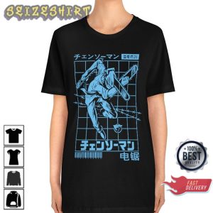 Chainsaw Man Anime Horror Gift for fans T-Shirt (3)
