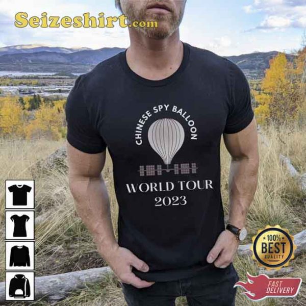 Chinese Spy Balloon World Tour 2023 T-Shirt