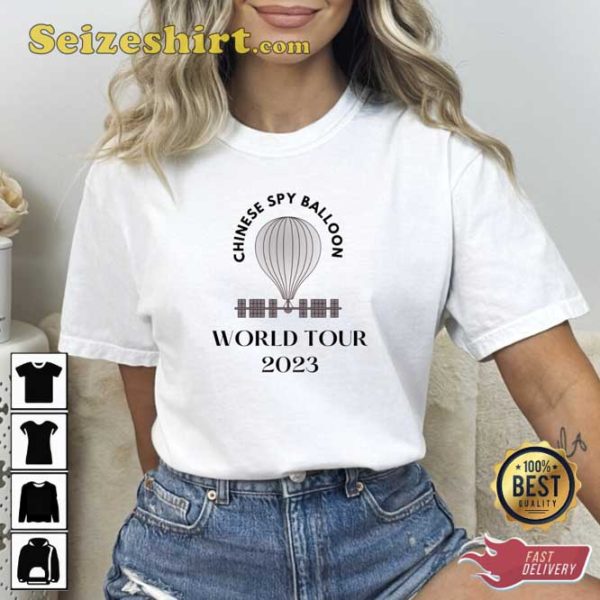 Chinese Spy Balloon World Tour 2023 T-Shirt