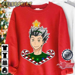 Christmas Bokuto Anime HAIKYUU! fans Gift for Xmas T-Shirt