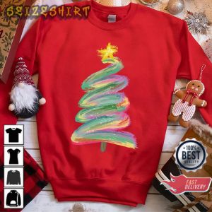 Christmas Pine Tree Christmas Party Cute Xmas Holiday Sweatshirt
