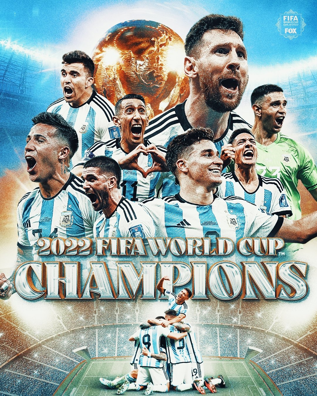 Congrats Messi and Argentina, THE WORLD CHAMPIONS OF WORLD CUP 2022!!! (3)