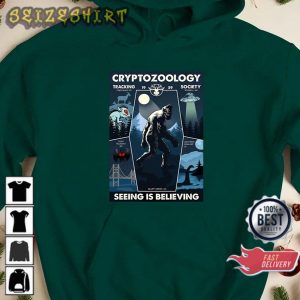 Cryptozoology Tracking Society Bigfoot Camping Lover Gift T-Shirt