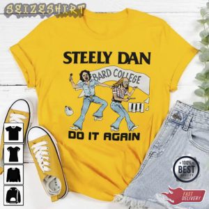 Custom Steely Dan Bard College Do It Again Graphic T-shirt