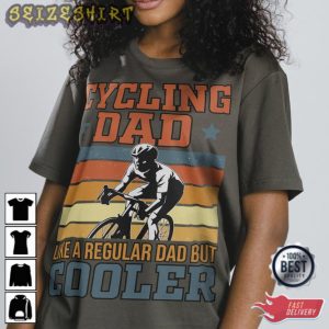 Cycling Dad Unisex Tees Cycling T-shirt For Dad Cycling Dad Gift Shirt