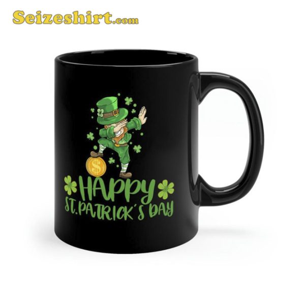 Dabbing Happy St Patricks Day Shamrock Funny Coffee Mug