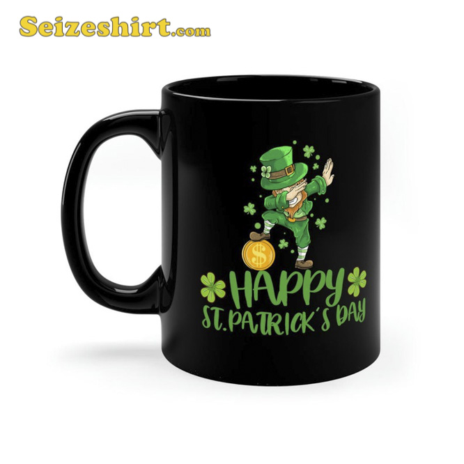 Dabbing Happy St Patricks Day Shamrock Funny Coffee Mug