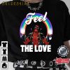 Deadpool’s Feel The Love Full Rainbow Arch T-Shirt Sweatshirt