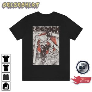 Chainsaw Demon Unisex Anime T-Shirt Design