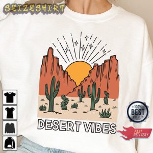 Desert Vibes Adventure Camping Gift T-Shirt