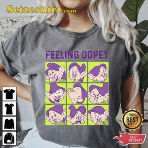 Disney Snow White And The Seven Dwarfs Feeling Dopey Box Up Tee Shirt