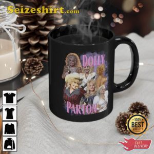 Dolly Parton Glossy Bootleg Vintage 90’s Country Music Icon Coffee Mug