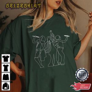 Donna And The Dynamos Single Line Art T-Shirt