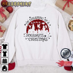 Dreaming Of A Hogwarts Harry Potter fans Gift for Christmas T-Shirt