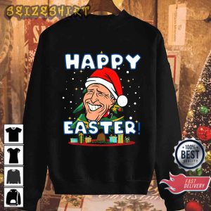 Easter Joe Biden Santa Confused Christmas Day Merry Xmas Gift T-Shirt