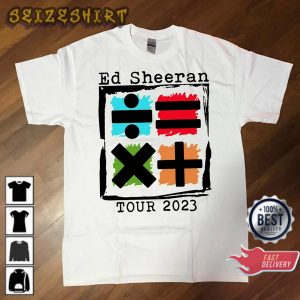 Ed Sheeran Mathematics Tour Australia US 2023 Music T-Shirt