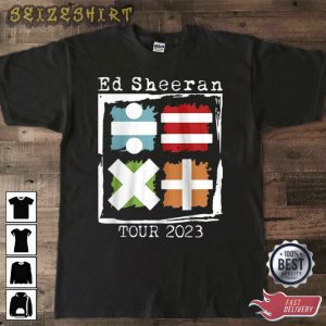 Ed Sheeran Mathematics Tour Australia Us 2023 Unique Design T-shirt (1)
