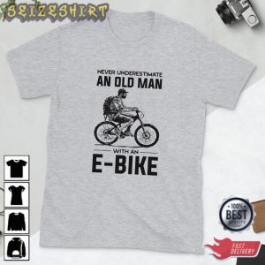 Electric Bike Grandpa T Shirt Funny E Bike Accessories And Sweatshirt