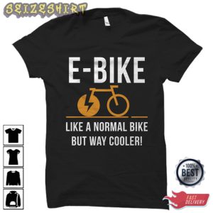 Electric Bike Shirt Electric Bicycle Shirt E-bike Shirt