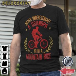 Flash Sale Never Underestimate A Grandpa With A Mountain Shirt
