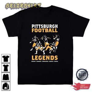 The Steelers Joe Greene Jack Lambert Franco Harris Terry Bradshaw T-Shirt -  TeeNavi