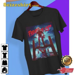 Friday the 13th Poster Style T-Shirt Horror Movie Nostalgia Fan Art