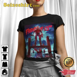 Friday the 13th Poster Style T-Shirt Horror Movie Nostalgia Fan Art