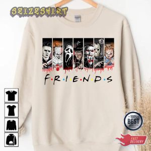 Friends Halloween Shirt Horror Movie Shirt Horror T-Shirt
