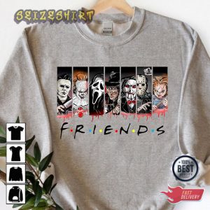 Friends Halloween Shirt Horror Movie Shirt Horror T-Shirt