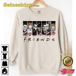Friends Horror Movie Killers T-Shirt Spooky Season