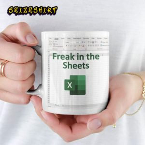 Funny Freak In The Sheets Excel Mug Design