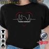 Funny German Shepherd Heartbeat Valentine Gift T-Shirt