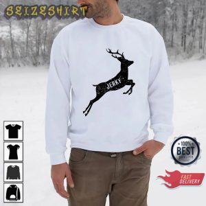 Funny Hunting Deer Hunting Jerky Deer Unisex T-Shirt