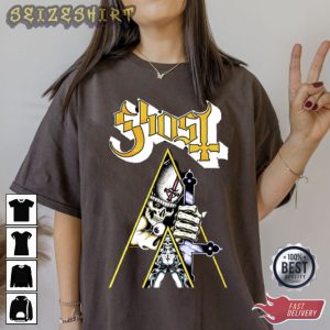 Ghost 2022 Metal Ghost Band Tshirt Ghost Tour 2023 Printed T-Shirt