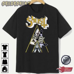 Ghost 2022 Metal Ghost Band Tshirt Ghost Tour 2023 Printed T-Shirt