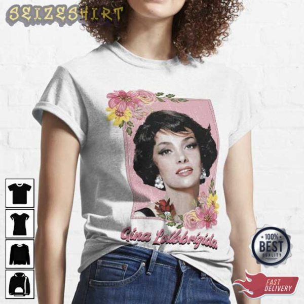 RIP Gina Lollobrigida Actrice T-shirt