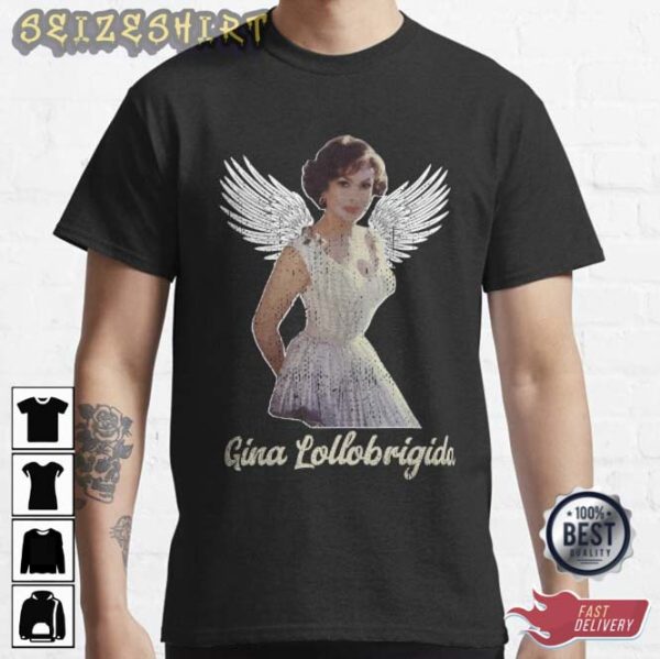 RIP Gina Lollobrigida Angel T-shirt